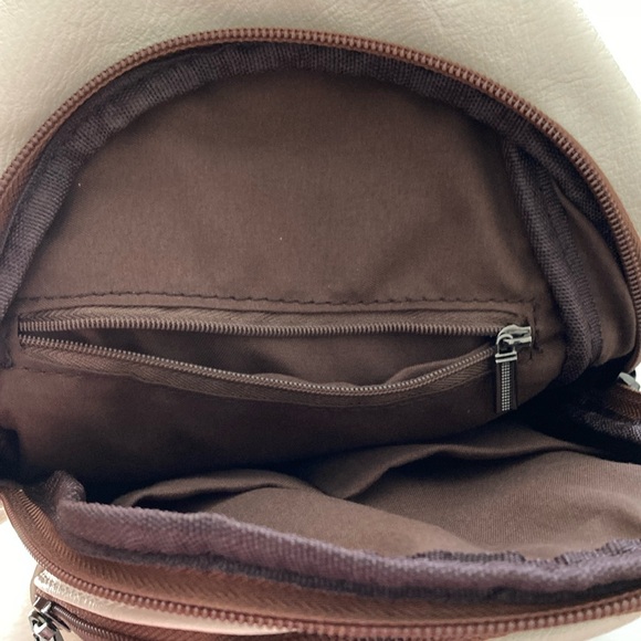 Latmap Cream and Brown Color Crossbody bag - Picture 11 of 16